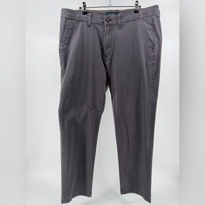 Lucky Brand 410 Athletic Chinos in Grey, Cotton Blend, Men's 38x30